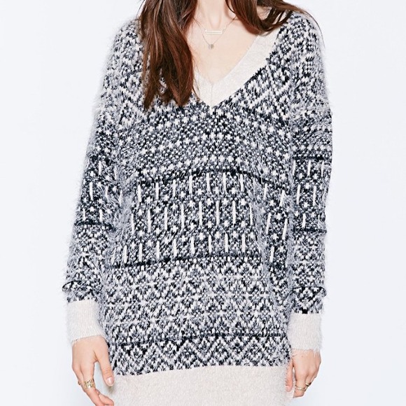 fluffy sweater dress