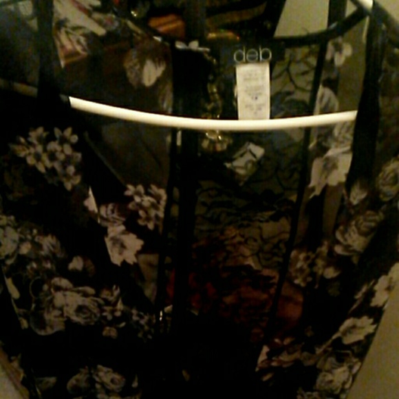Black and white flowered kimono!!??