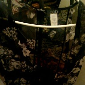 Black and white flowered kimono!!??