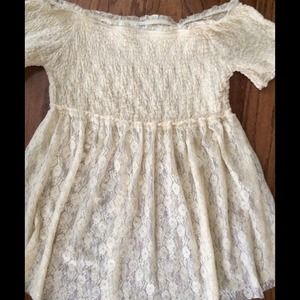 Free People Smocked top