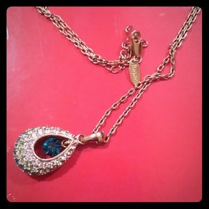 Swarovski Crystal Necklace 18k Gold Plated