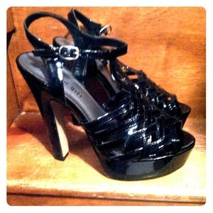 Black Platform High Heel