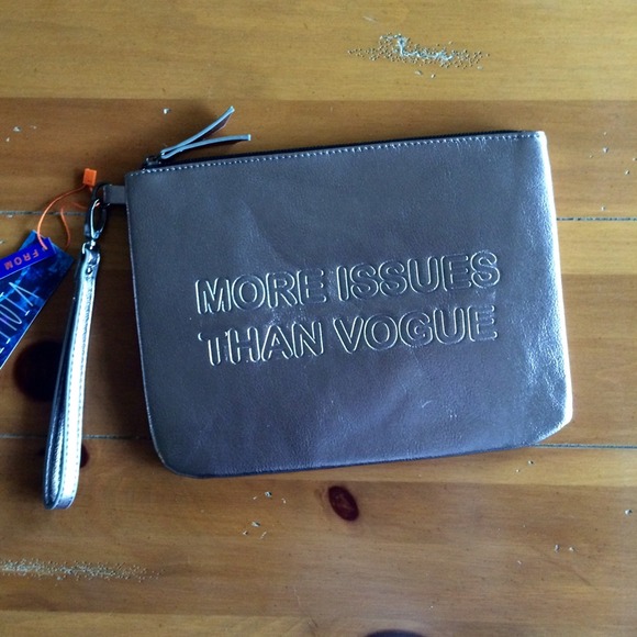 Zara Bags - Violet Ray More Issues Than Vogue Metallic Clutch Zara Bags - Violet Ray More Issues Than Vogue Metallic Clutch