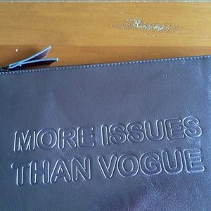 Zara Bags - Violet Ray More Issues Than Vogue Metallic Clutch Zara Bags - Violet Ray More Issues Than Vogue Metallic Clutch