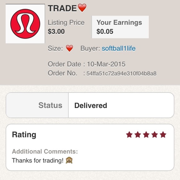 Trade Feedback❤️❤️💕 - Picture 3 of 3