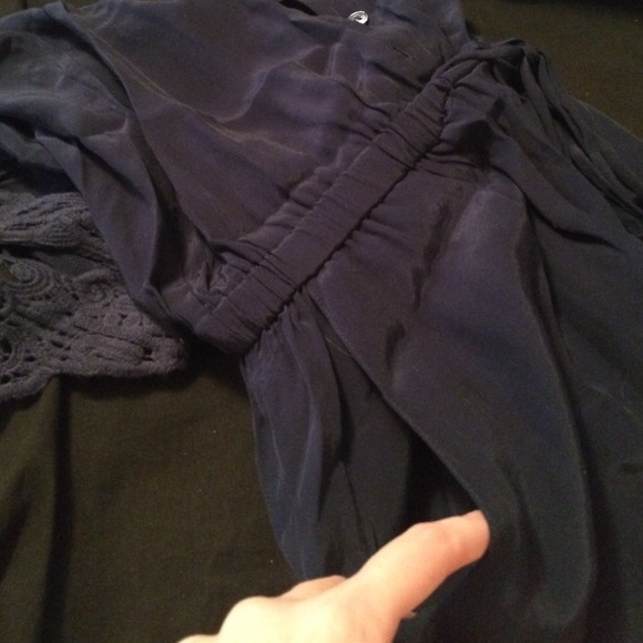 navy blue romper - Picture 3 of 3