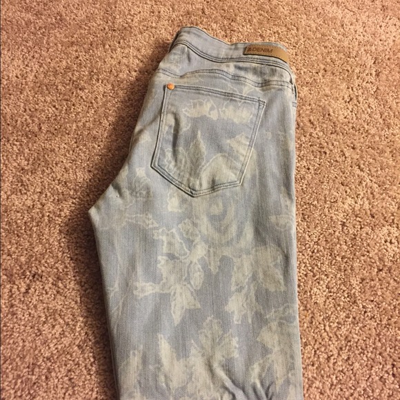 H&M Floral denim