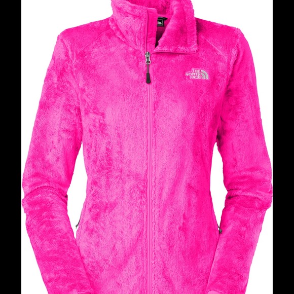 Women's fuzzy pink AUTHENTIC Northface