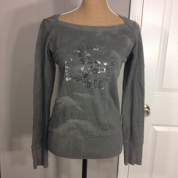 Diesel grey graphic sweatshirt
