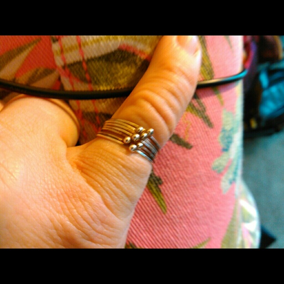 STERLING SILVER  BALL RING - Picture 3 of 3