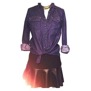 Gap Jean Shirt w/Brass Buttons