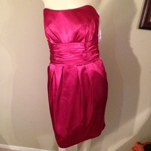 David's bridal red dress