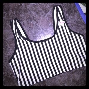 ❌SOLD❌ NWT VS referee striped sports bra