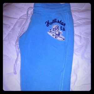 Blue Hollister sweat pants