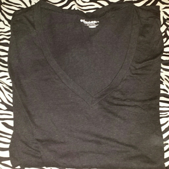 Black V-neck