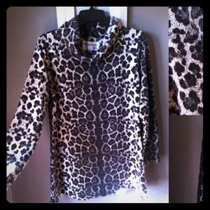 Leopard Sweater Tunic