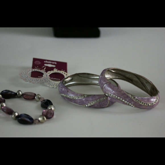 ⬇Just Reduced⬇️ 4 pieces purple jewelry - Picture 2 of 4