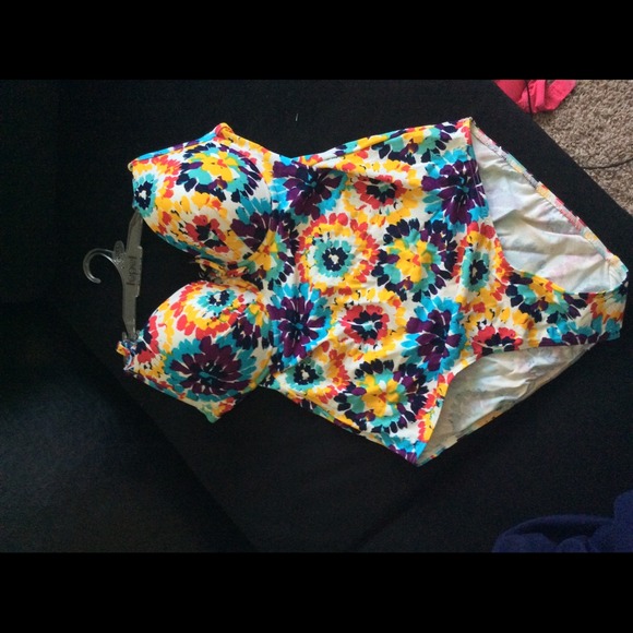 Asos splash swimsuit