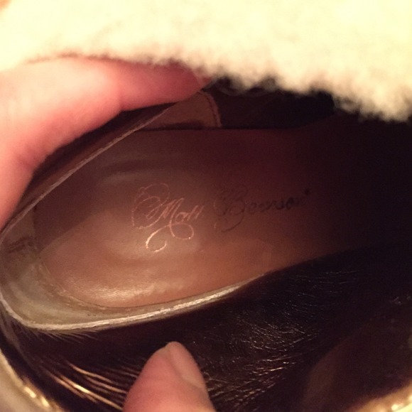 Matt bernson shearling wedge booties - Picture 4 of 4