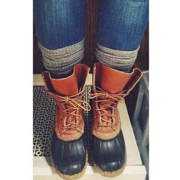 Ll Bean Duck Boots Womens Size 