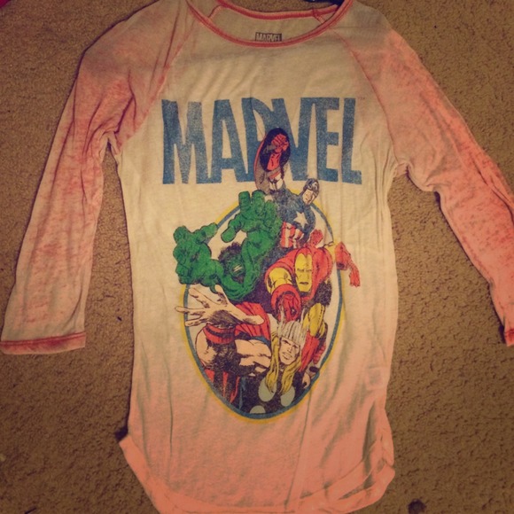 Marvel baseball tee