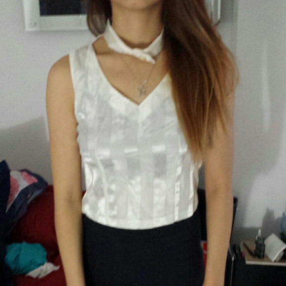 Vintage sheer crop top
