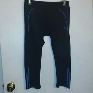 Adidas workout capri pants