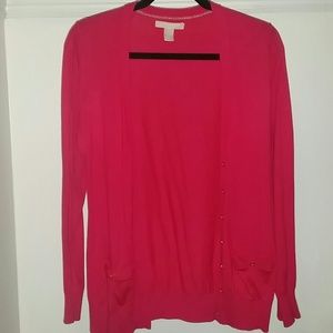 Banana republic pink cardigan