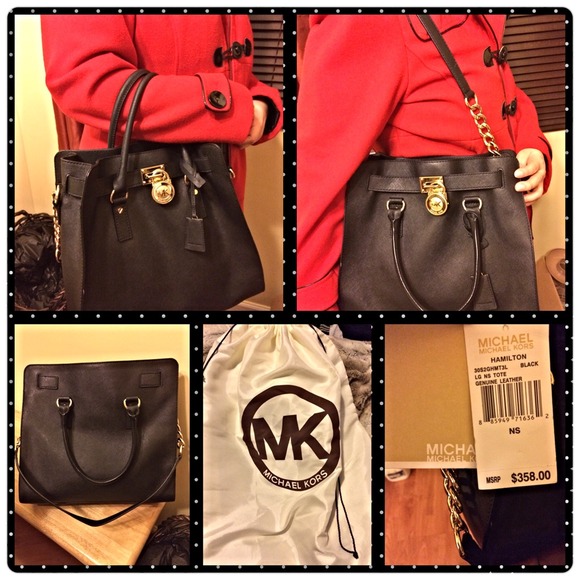 Authentic Michael Kors Hamilton Handbag! On sale!