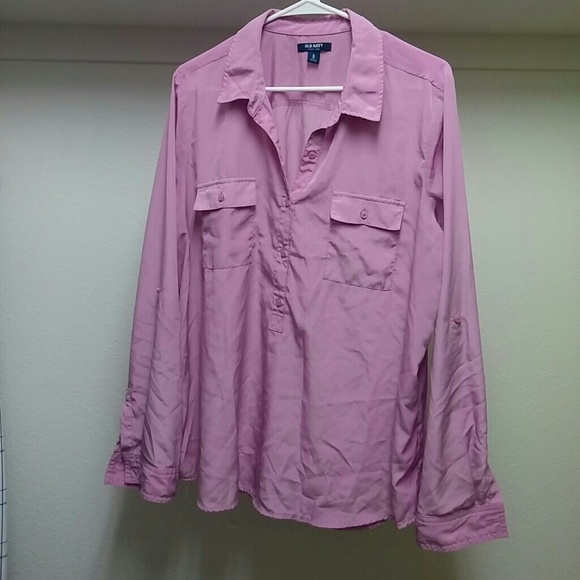 Lavender collared long sleeve
