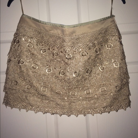 Laced Mini Skirt