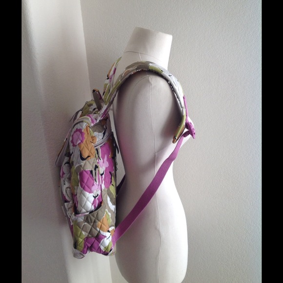 Vera Bradley Double Zip Backpack 100% Authentic!