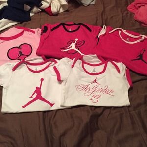 Baby girl Jordan onsies