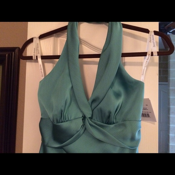 Halter hi/low formal gown