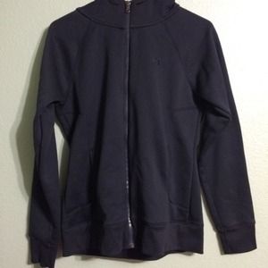 Black under armor zip up
