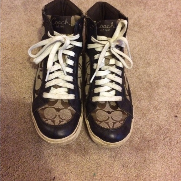 Coach sneakers brown