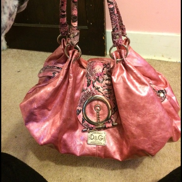 D&G pink handbag