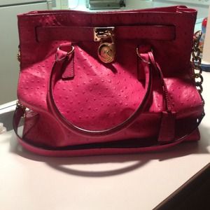 Electric pink Michael Kors bag