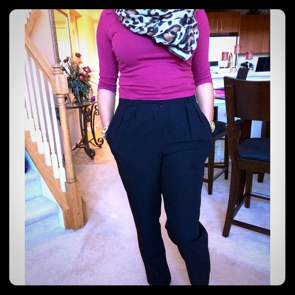 Black high waisted pants