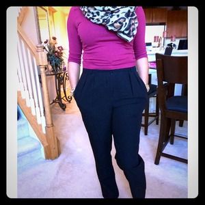 Black high waisted pants