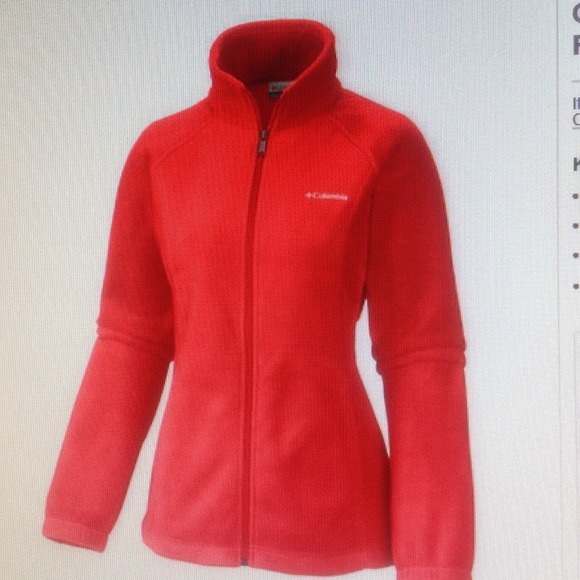 NWT COLUMBIA WOMENS FULL ZIP FLEECE JACKET
