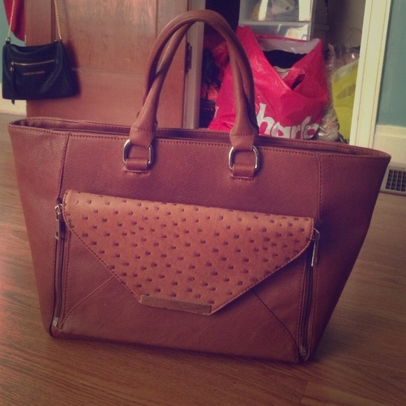 Brown JUSTFAB purse brand new 2in1