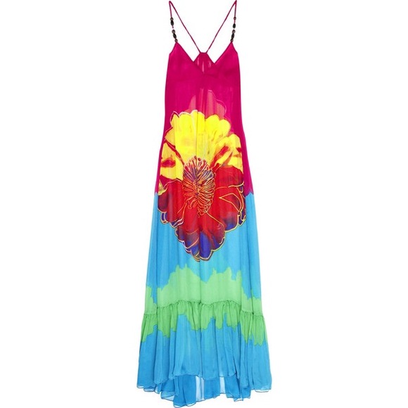 Diane von Furstenberg Ganza silkchiffon maxi dress