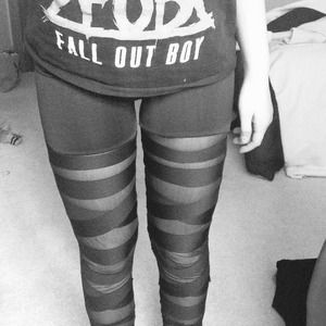 Black Bandage Leggings