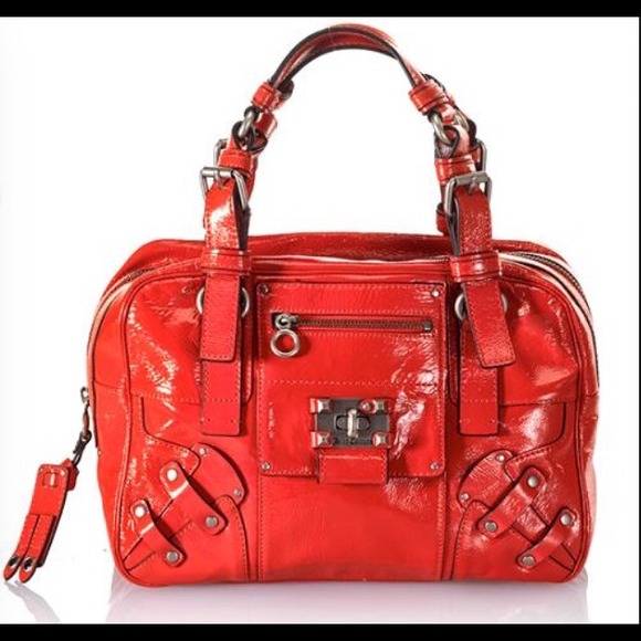 Juicy Couture Patent Leather Satchel Handbag