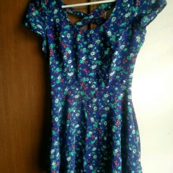 Cute blue floral dress