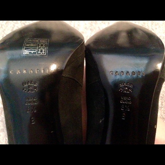 Black Suede Casadei Boots - Picture 2 of 2