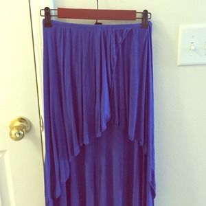 Hi-Lo royal blue skirt