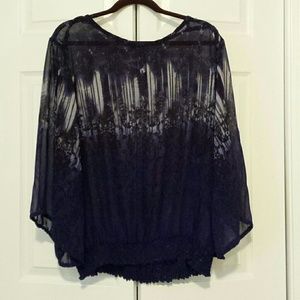 Nwot Simply Be Blouse with winged arms