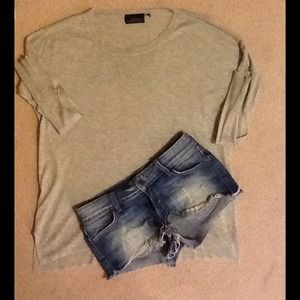 SOLD!!!!!   cashmere/modal sweater.  Size medium.